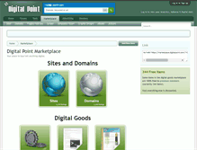 Tablet Screenshot of marketplace.digitalpoint.com