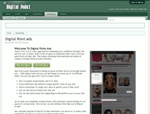 Tablet Screenshot of advertising.digitalpoint.com