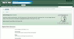 Desktop Screenshot of directory.digitalpoint.com