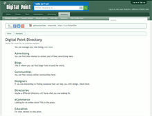 Tablet Screenshot of directory.digitalpoint.com